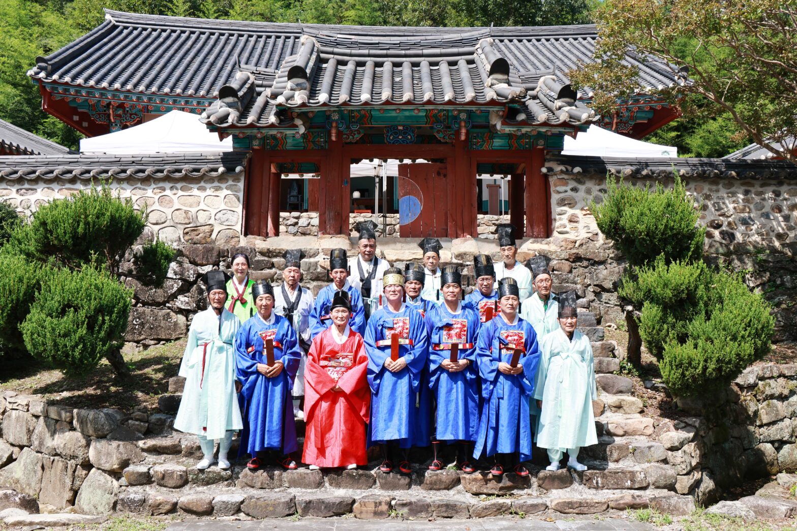 능주향교 추기 석전대제 단체 사진