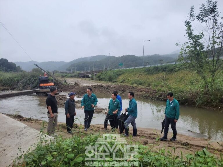 화순군 집중호우로 발생한 피해 복구에 총력