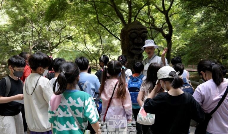 나주 불회사 전통산사 활용사업 '주지스님(철인)과 함께하는 숲 체험'