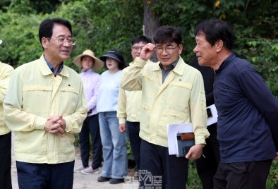 강진원 강진군수, 저수지현장 점검